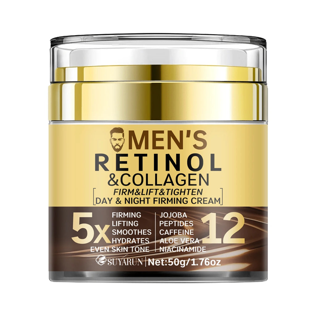 SUYARUN Men's Anti-Aging Face Cream-Firming & Hydrating Moisturizer with SPF 20 | Organic Natural Ingredients for All Skin Type. Oasis Select 50g