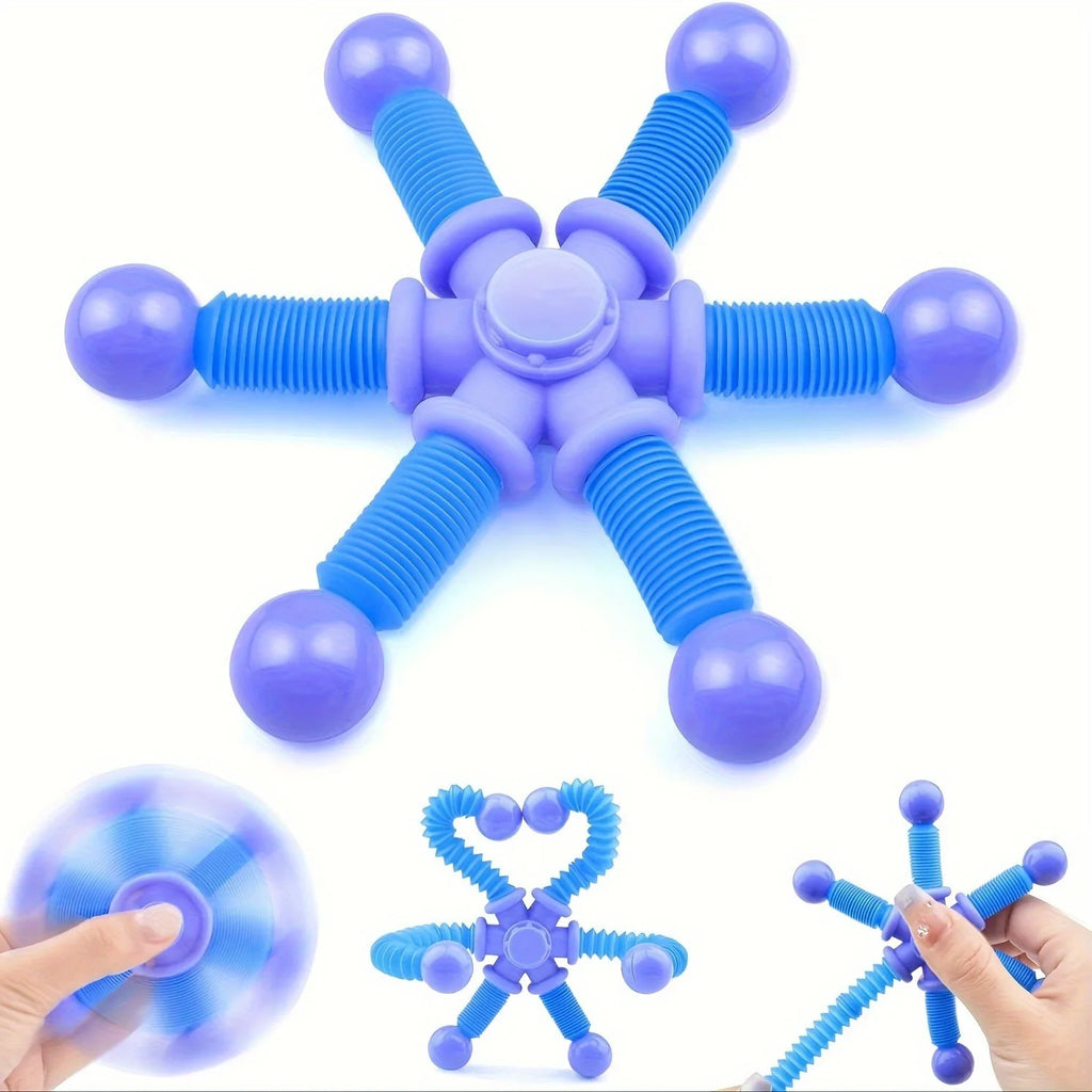 1pc Fidget Spinner Toy - Sensory Relax for Youngsters & Adults, Rotating stress relieving toy, Perfect for Easter Baskets Oasis Select