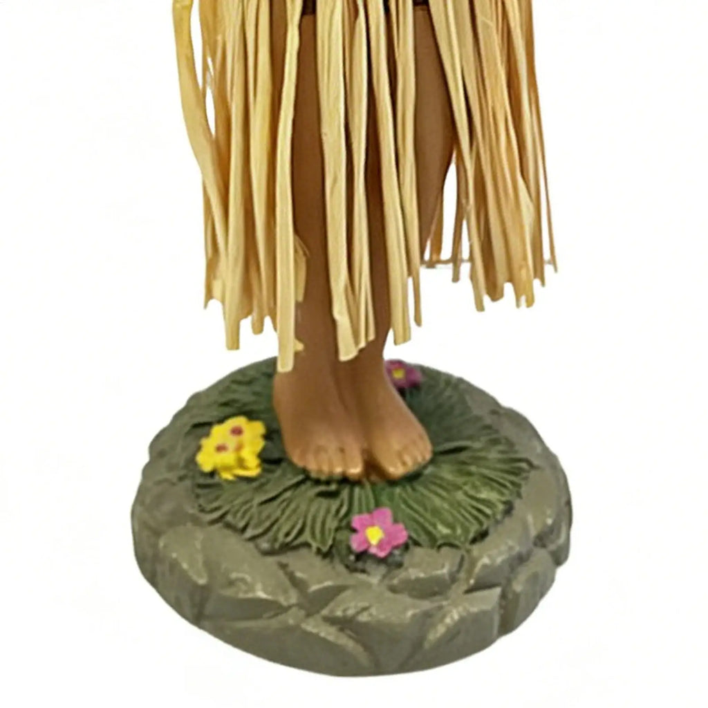 Hawaiian Dancing Girl Posing Dancer Decorations Resin Craft Dashboard Bobblehead Doll Souvenir Ornaments Home Car Decor Oasis Select