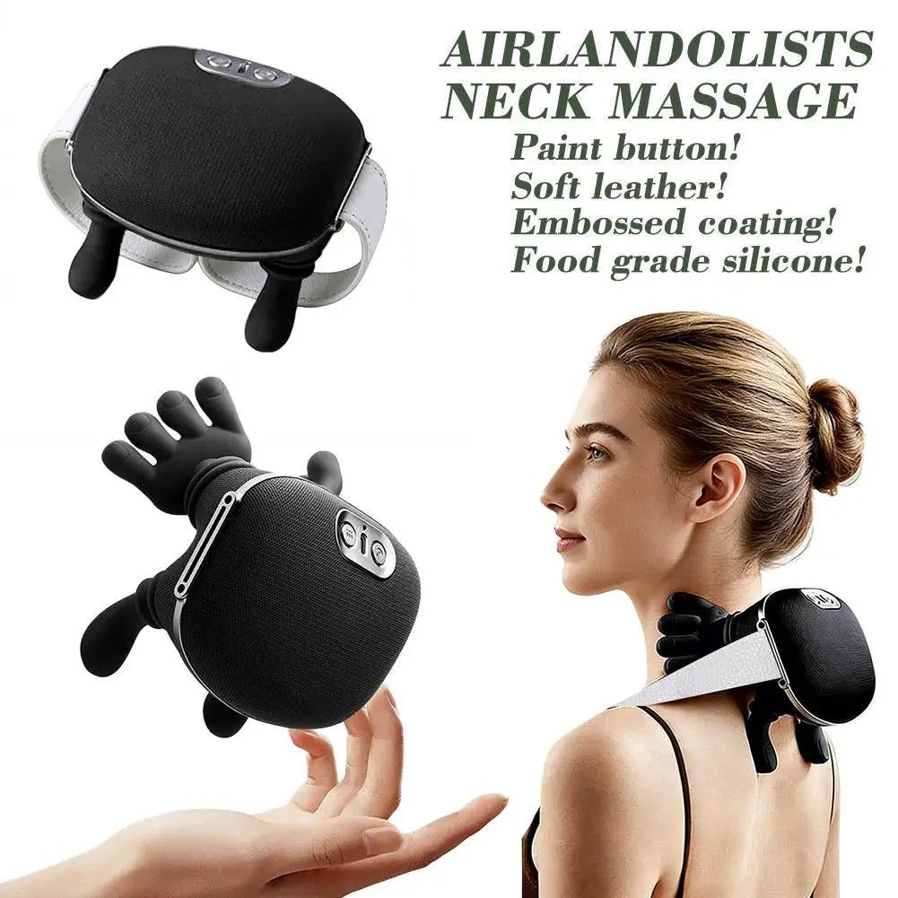 Wireless 4D Shiatsu Neck & Shoulder Massager with Heat Neck Shoulder Massager Oasis Select