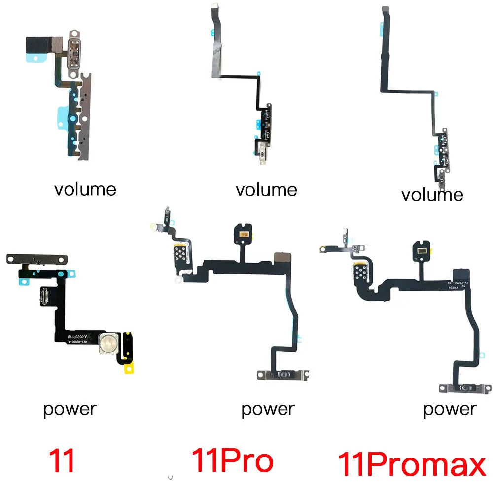 Power Volume Silent Flex Cable iPhone X XR XS 11 Pro Max