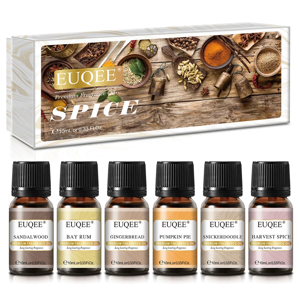 EUQEE 10ml Fragrance Oil – Reed Diffuser, Candle & Aromatherapy