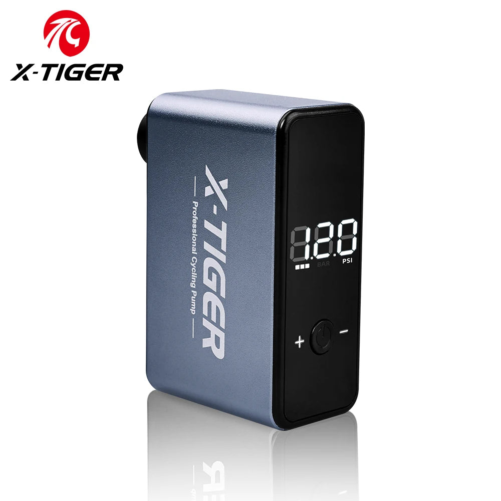 X-TIGER Mini Electric Air Pump Portable 120PSI Rechargeable Bicycle Air Pump for Bicycle Motorcycle Bicycle Pump Oasis Select