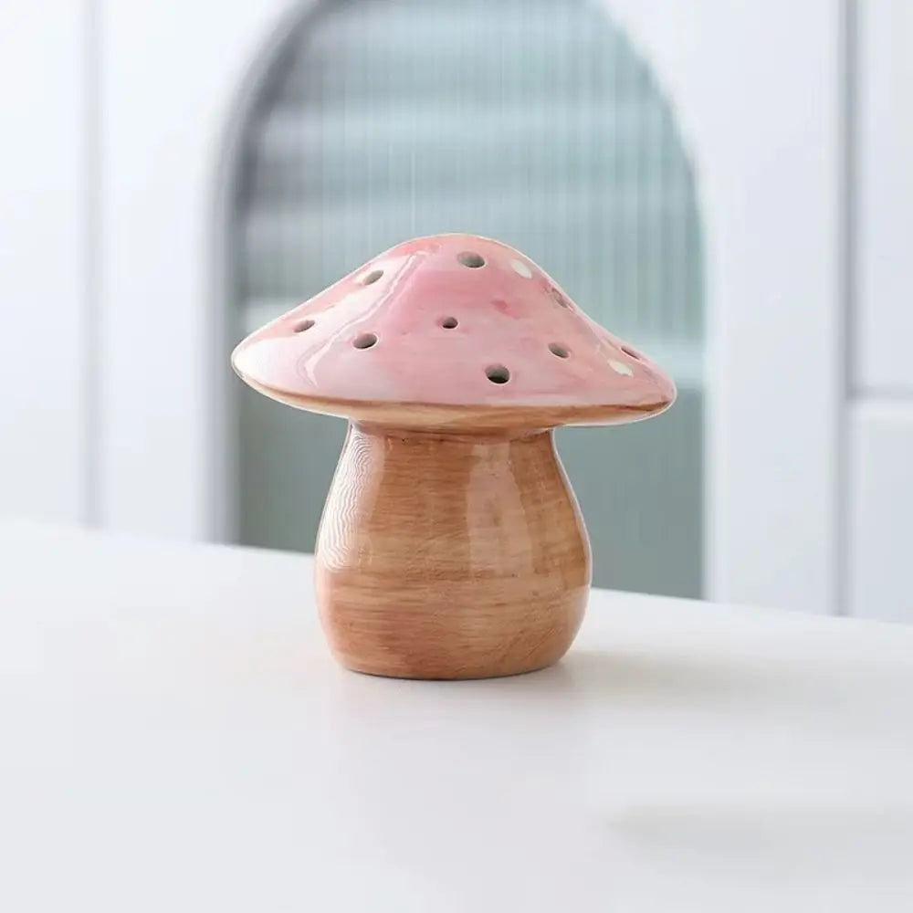 Ceramic Mushroom Night Light | Soft Glow Decorative Lamp