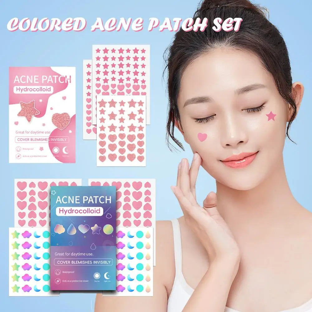 Colorful Star Pimple Patches – Invisible Acne Spot Stickers Acne Pimple Patches Oasis Select