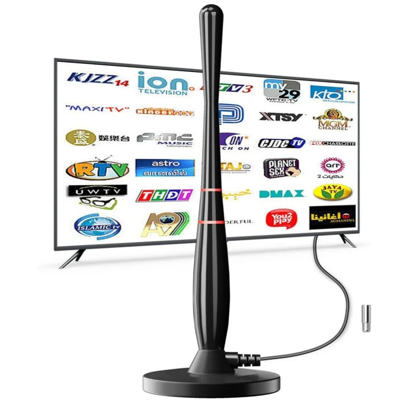 Cross-mirror new HDTV antenna, indoor and outdoor high-definition TV antenna, European and American ATSC antenna, DVB-T2 antenna Oasis Select baolingqiu--hong
