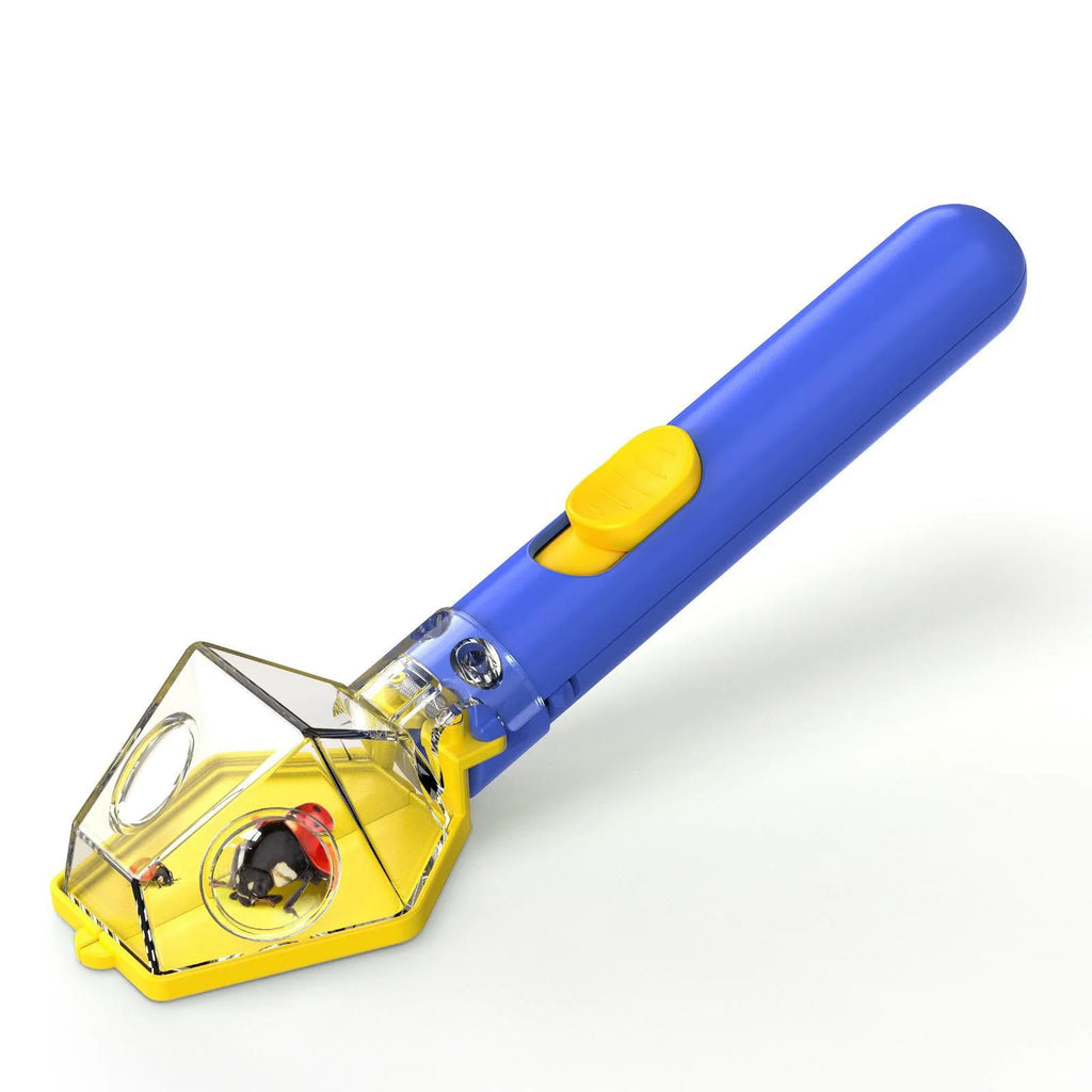 Multifunctional Portable Insect Catcher Safe Release Mechanism Push Type Handheld Insect Trap Comfortable Grip Garden Accessory Oasis Select Blue