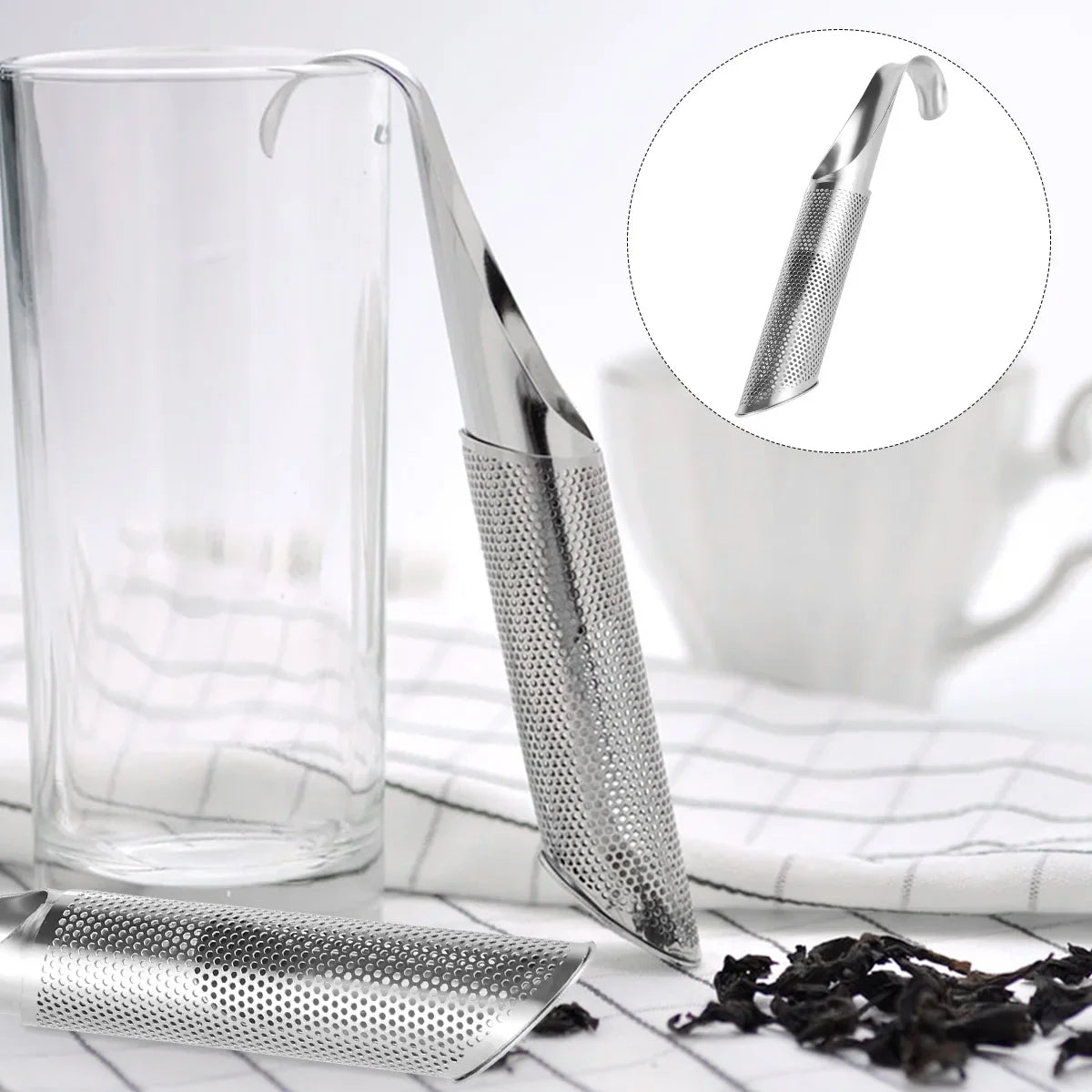 Stainless Steel Tea Infuser Wand | Loose Leaf & Coffee Strainer