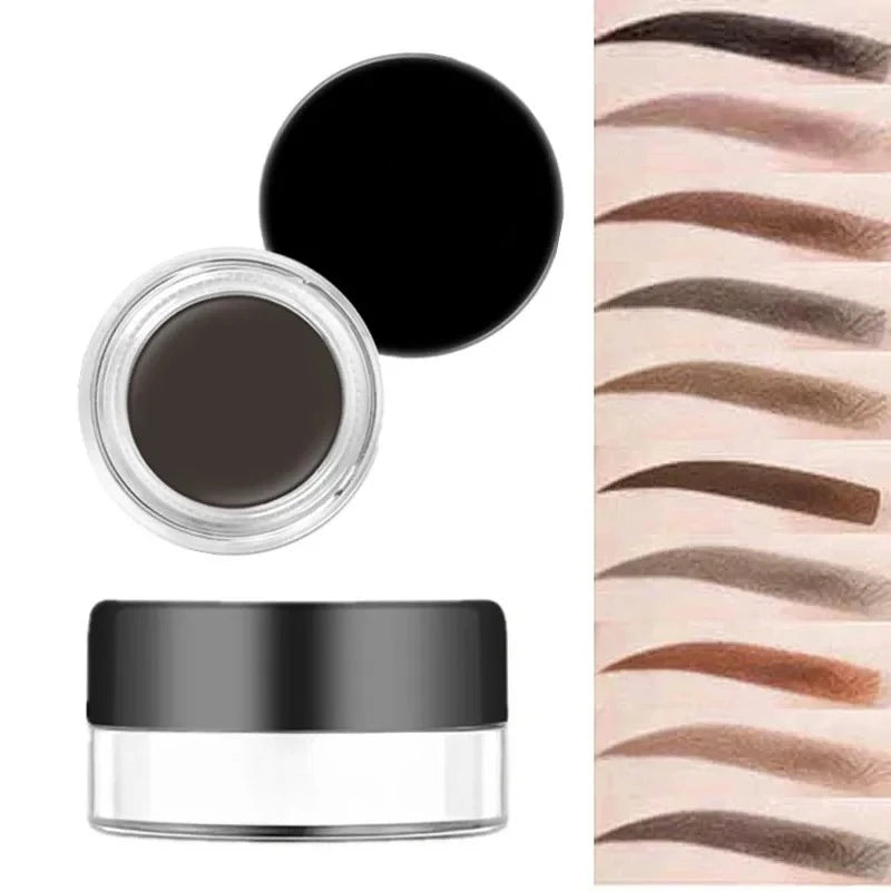 Waterproof 3D Eyebrow Pomade Gel – Natural Long-Lasting Brow Eyebrow Pomade Gel Oasis Select