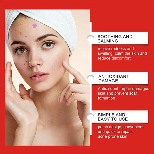 240pcs Salicylic Acid Acne PatchesStar Pimple Patch Acne Colorful Invisible Acne Removal Skin Care Stickers Concealer Face Spot Oasis Select