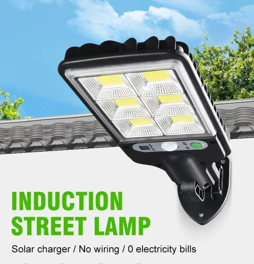 72COB Solar Outdoor Led Courtyard Wall Lamp Human Body Induction Garden Terrace Garage Door Street Lamp Oasis Select