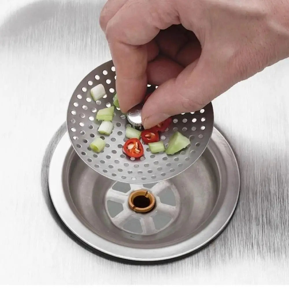 Stainless Steel Sink Drain Strainer & Hair Catcher Mesh Filter