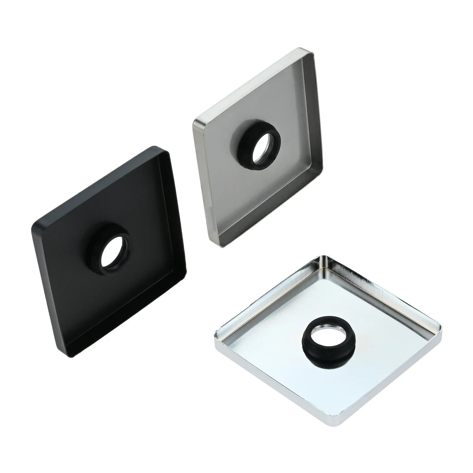 3.5 inch Square Shower Flange Cover Universal Shower Arm Flange Oversized Replacement Escutcheon Cover Plate for All G1/2in Pipe Oasis Select