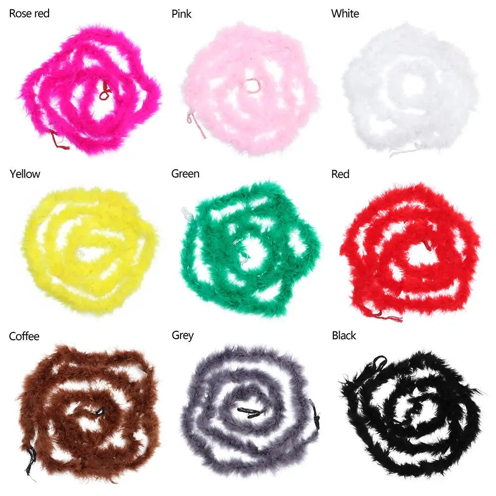 2M Faux Fur Ribbon Tapes Long Fluffy Plush Fur Fabric Stripe for Handmade Trimming Apparel Fabric Sewing Crafts Accessaries Oasis Select