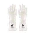 Waterproof Housework Cleaning Gloves Kitchen Cleaning Latex Laundry Dishwashing Gloves Wear Resistant Rubber Gloves Oasis Select Deer S