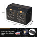 Car Trunk Storage Box, Car Storage Box, Foldable Seat Back Storage Box, Can Be Classified For Storage, Outdoor Box Oasis Select black