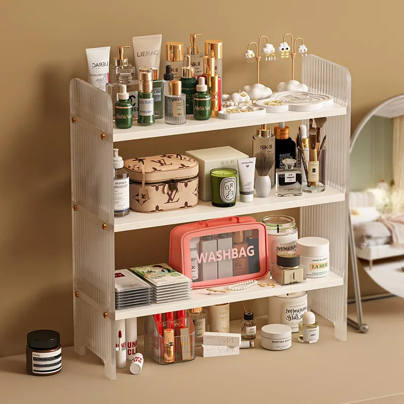 Multi-functional Cosmetics Shelf Desktop Multi-layer Finishing Shelf Multi-layer Shelf Storage Oasis Select