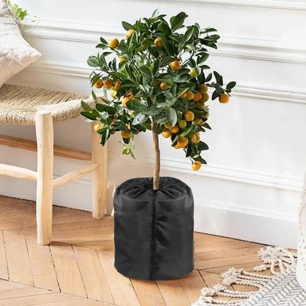 Reusable Winter Plant Frost Cover - Cold Weather Pot Jacket Breathable Bug Proof Insulation for Trees Flower Pots Shrubs Oasis Select