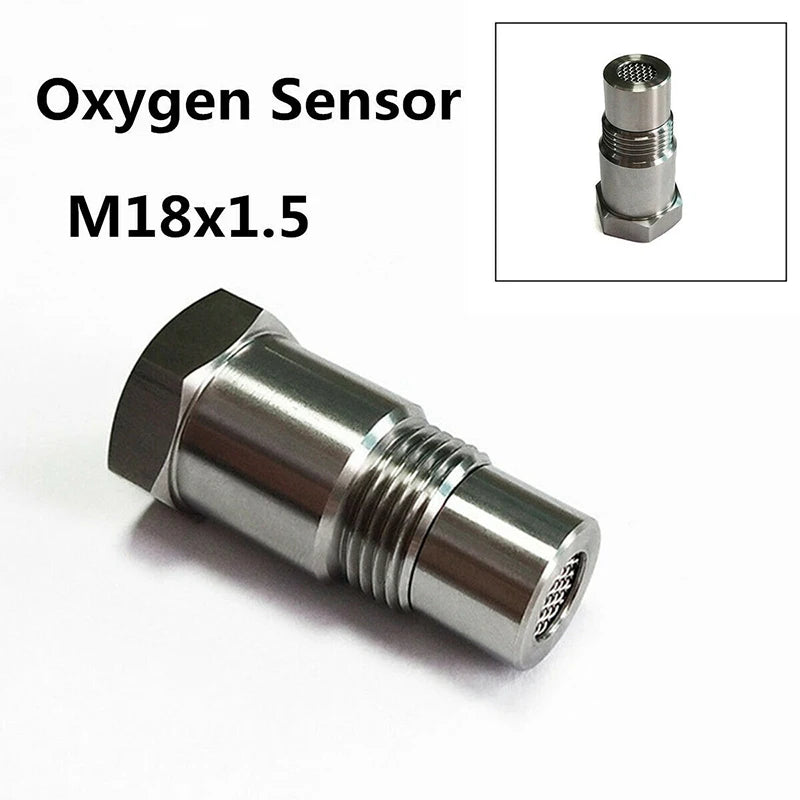 New Oxygen O2 Sensor Spacer Adapter Connector Fix Check Engine Light Converter M18X1.5 With Filter Screen Oasis Select