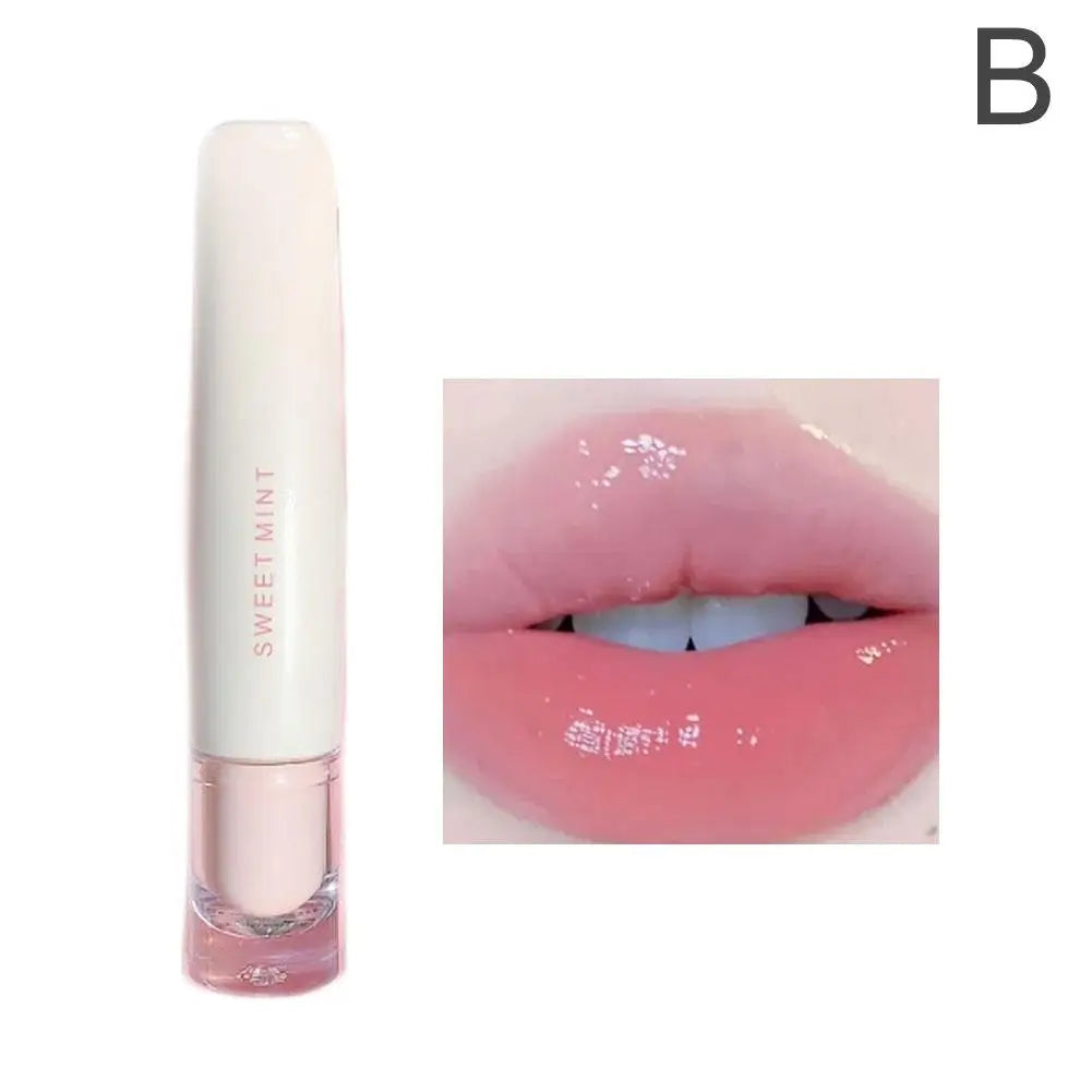 Hydrating Jelly Lipstick,Glow Moisturizing Tinted Lip Balm,Long Lasting Waterproof Plumping Lip Gloss, Mirror Lip Glaze Makeup Oasis Select 02