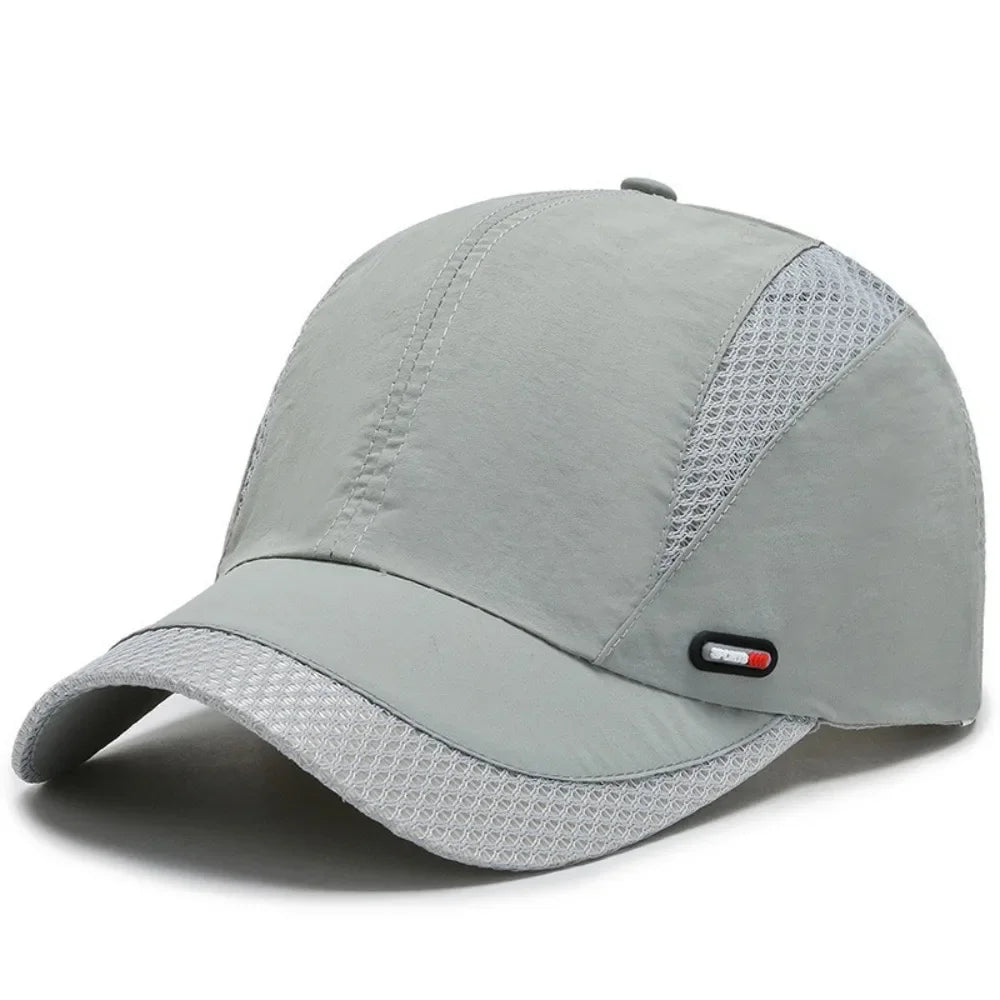 Adjustable Unisex Baseball Cap – Moisture-Wicking Quick-Dry Sun Hat