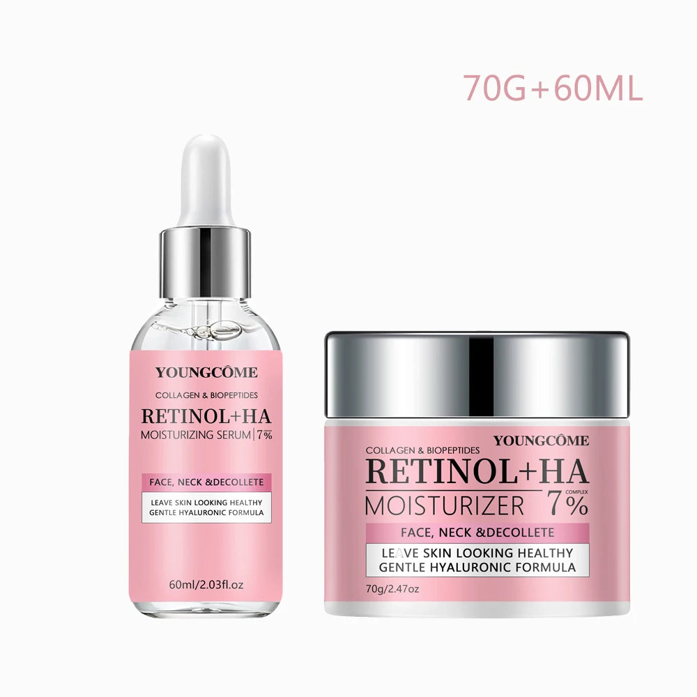 YOUNGCOME Collagen Retinol Moisturizer Serum & Cream | Hyaluronic