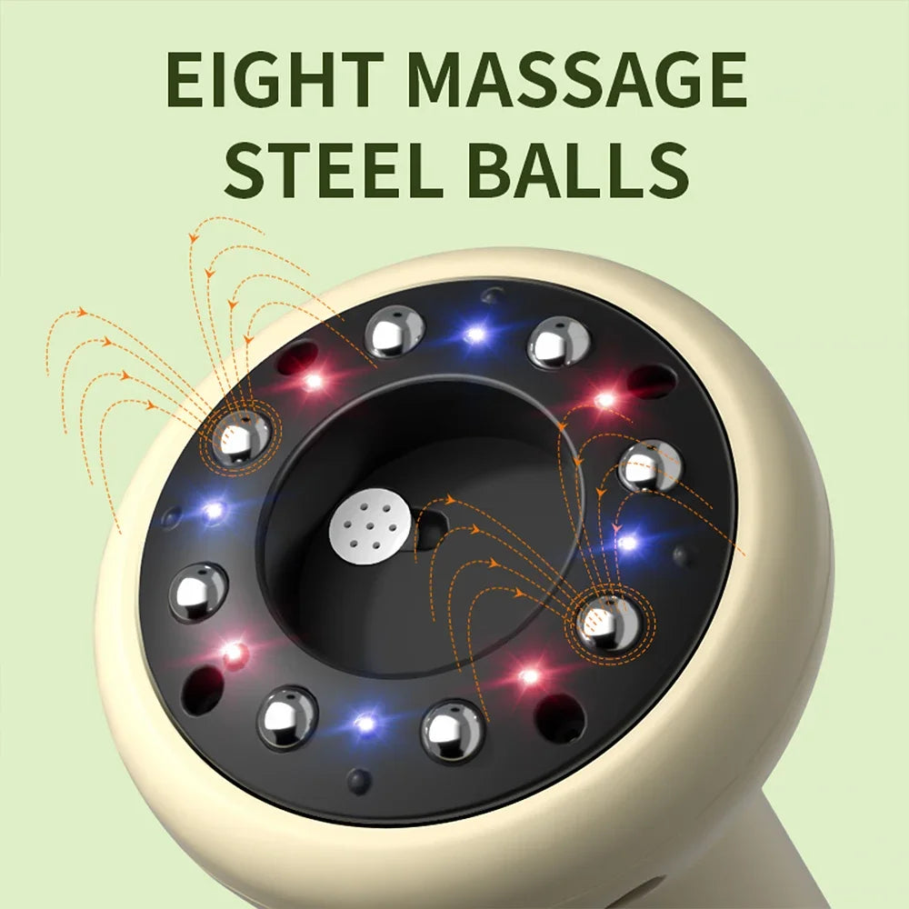 Hailicare Electric Cupping Massager – 9-Level Gua Sha Hot Compress
