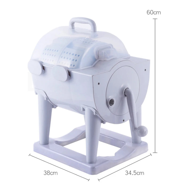 Manual Hand Drum Washing Machine & Dehydrator 5KG | No Power