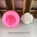 3D Rose Flower Silicone Mold Fondant Chocolate Soap Candle Resin Mould DIY Cake Decorating Tool 3 Sizes Available Oasis Select Small