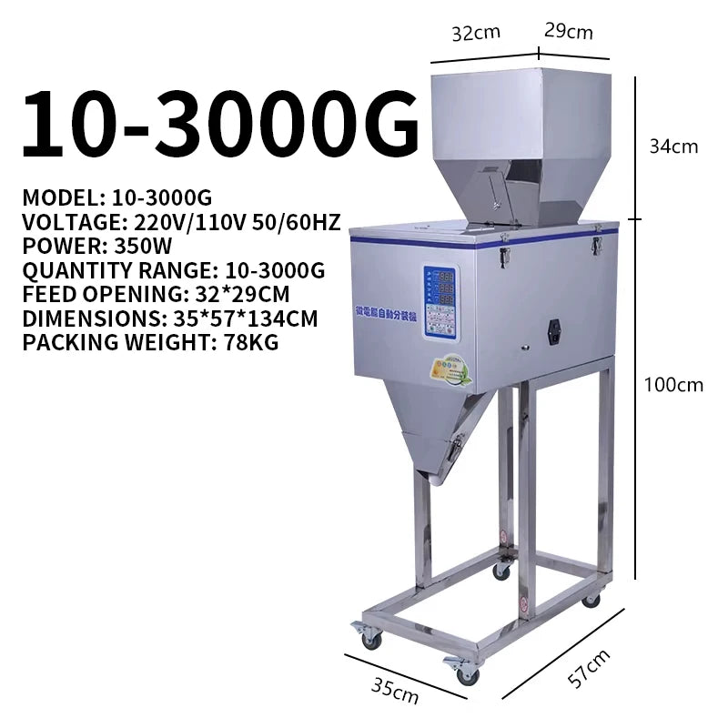 Automatic Weighing & Packaging Machine 100–15000G | CE Certified