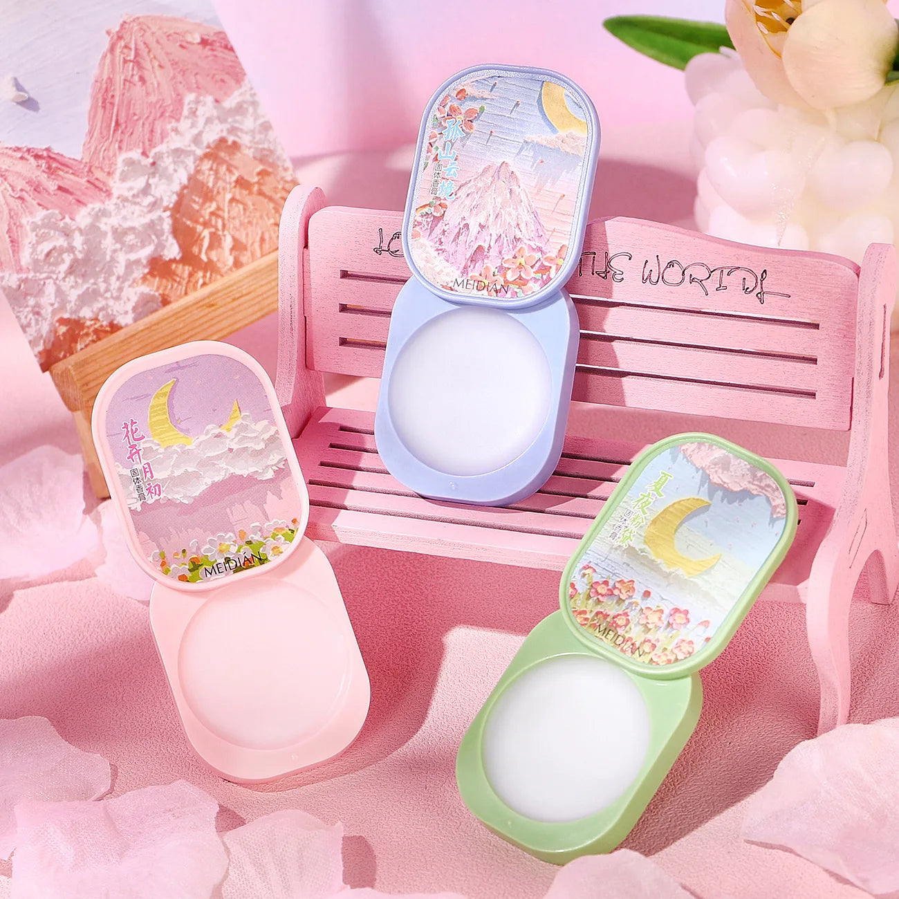 YOUNGCOME 3-Piece Solid Perfume Set – Jasmine & Tea Balm Solid Perfume Set Oasis Select