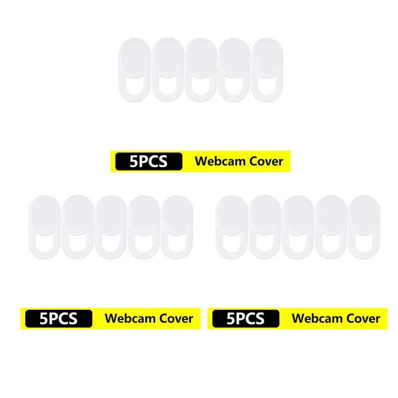 5/10/20pcs Universal Ultra-Thin Laptop Webcam Cover Shutter Antispy Camera Cover For Web Laptop Mobile Phone Lens Privacy Cover Oasis Select 15pcs White