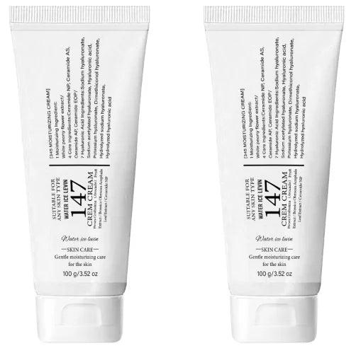 147 Moisturizing & Firming Face Cream – Hyaluronic Acid & Aloe Face Moisturizer Cream Oasis Select black 100g