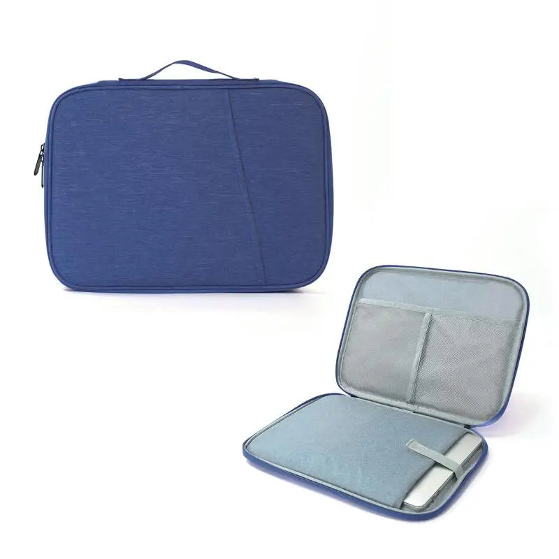 Waterproof Shockproof Handle Bag Laptop Sleeve Case Tablet Sleeve Cover Bag Portable Shockproof Storage Bag Oasis Select Blue