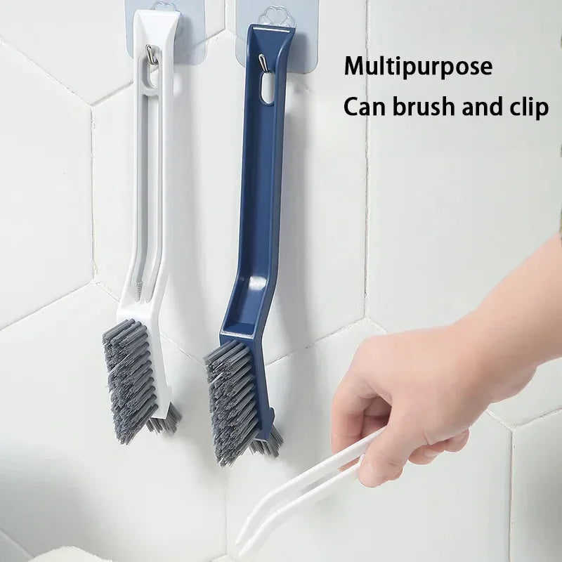 Effective Cleaning Brush for Corners and Gaps - 2-in-1 Multipurpose Bathroom and Floor Tiles Cleaning Brush Oasis Select