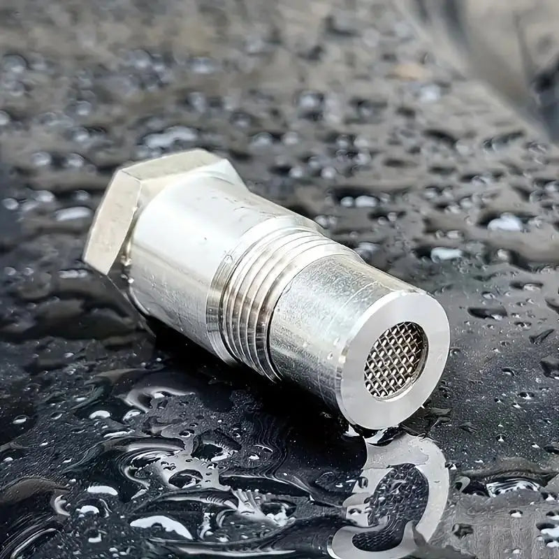 M18x1.5mm Caliber Metal Water Pipe Connector Filter Universal Threaded Joint Standard Compatible Fitting Courtyard Irrigation Oasis Select Light Grey