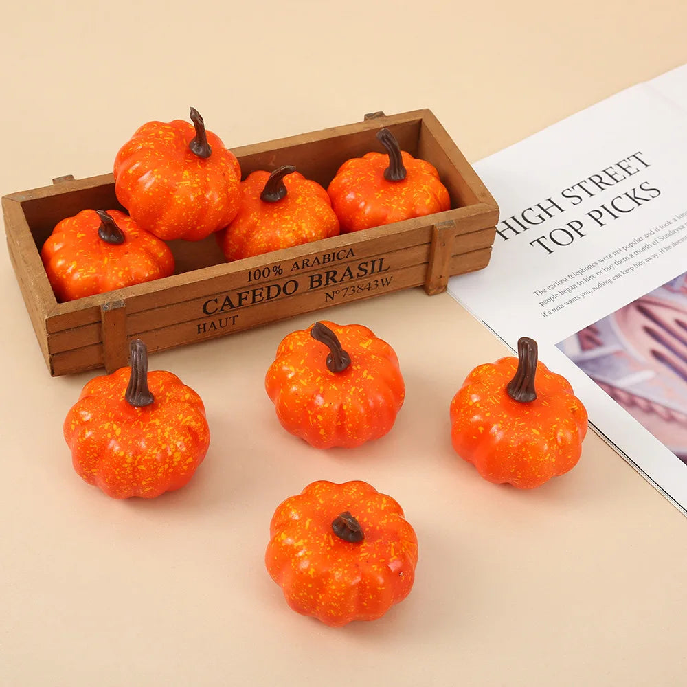 Halloween Foam Ghost & Pumpkin Miniatures | DIY Craft Charms
