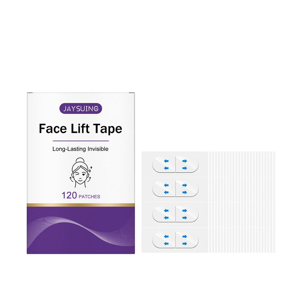 Invisible Firming Face Tape Moisturize Hyaluronics Acid Tighten Skin Remove Wrinkles Anti-Sagging Thin Face V-Face Lifting Patch Oasis Select 120 Patches 120 Patches