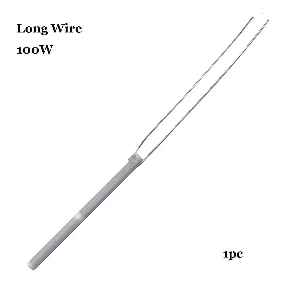 For 908 908S Solde Adjustable Temperature Electric Soldering Iron Heater 220V 60W/80W/100W Ceramic Internal Heating Element Oasis Select 1pc-100W Long Wire