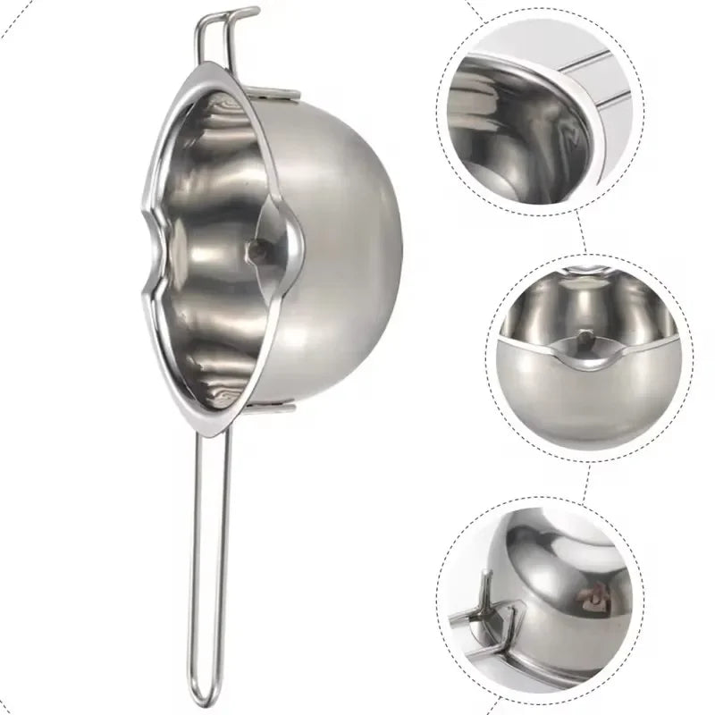 Stainless Steel Candle Wax Melting Boiler Pot with Heat Resistant Handle for Melting Chocolate Candy and Candle Making Supplies Oasis Select