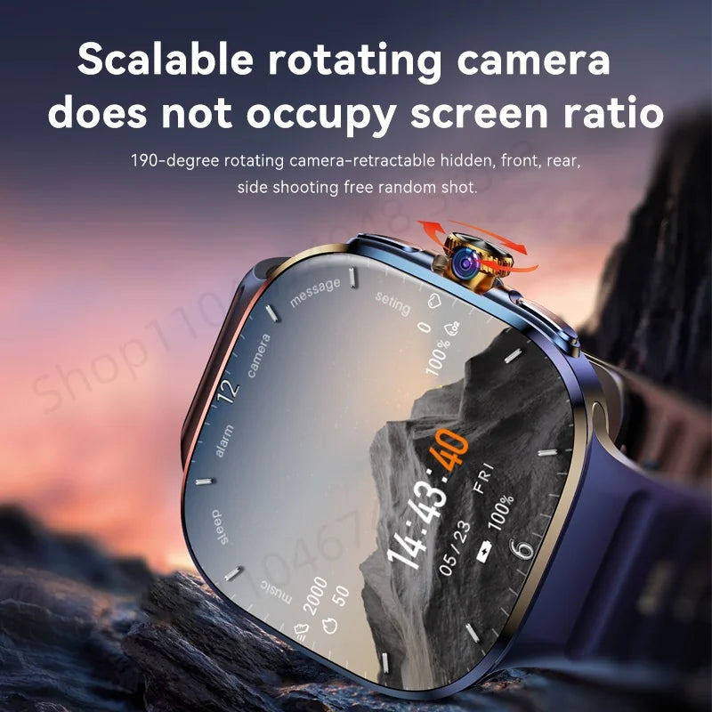 GOLDENSPIKE M99 4G Smartwatch 2.4" AMOLED GPS NFC 8MP Camera