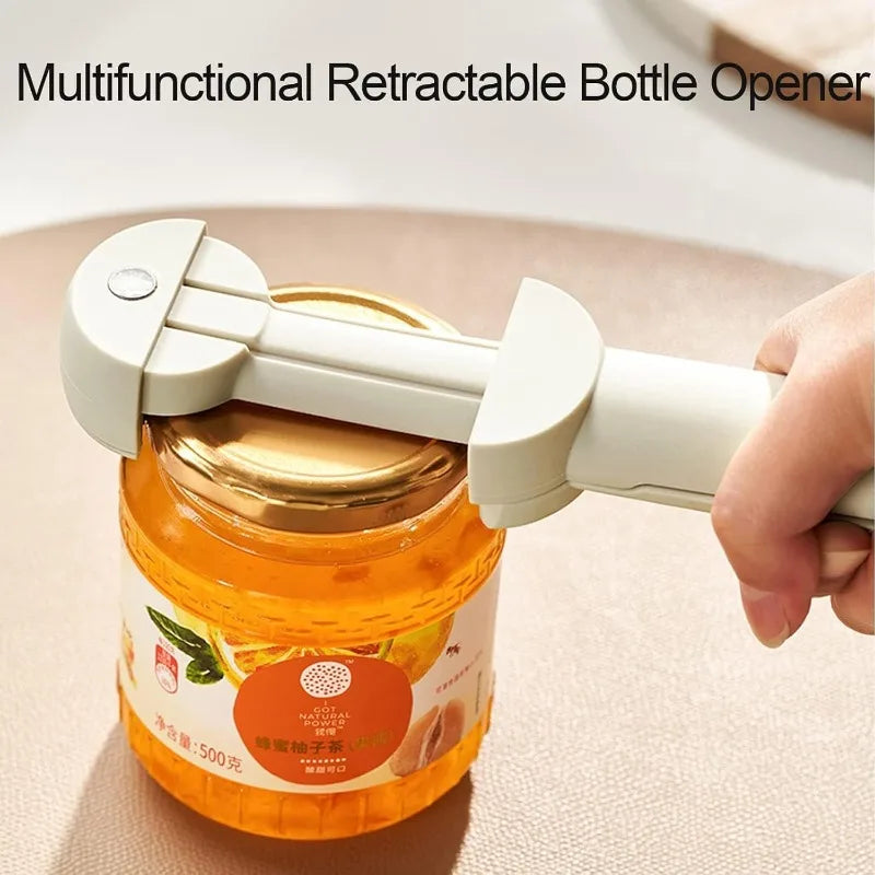 Multifunctional Bottle Opener with Magnetic Can Opener Cap Remover for Beer Soda Cans Bottle Opener Tool for Kitchen and Bar Use Oasis Select