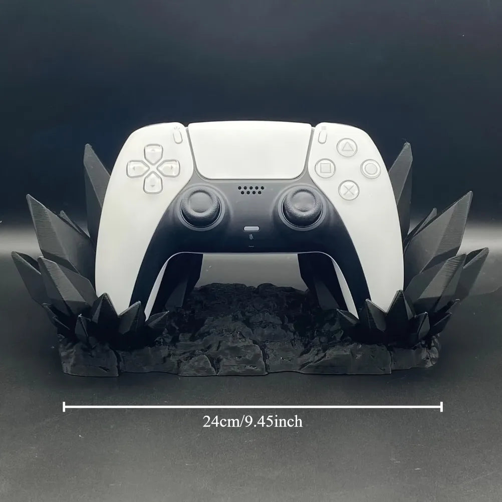 3D Printed Game Controller Bracket Crystal Throne Game Controller Bracket Xbox PS5 Gamepad Stand Desktop Decoration Controller Oasis Select