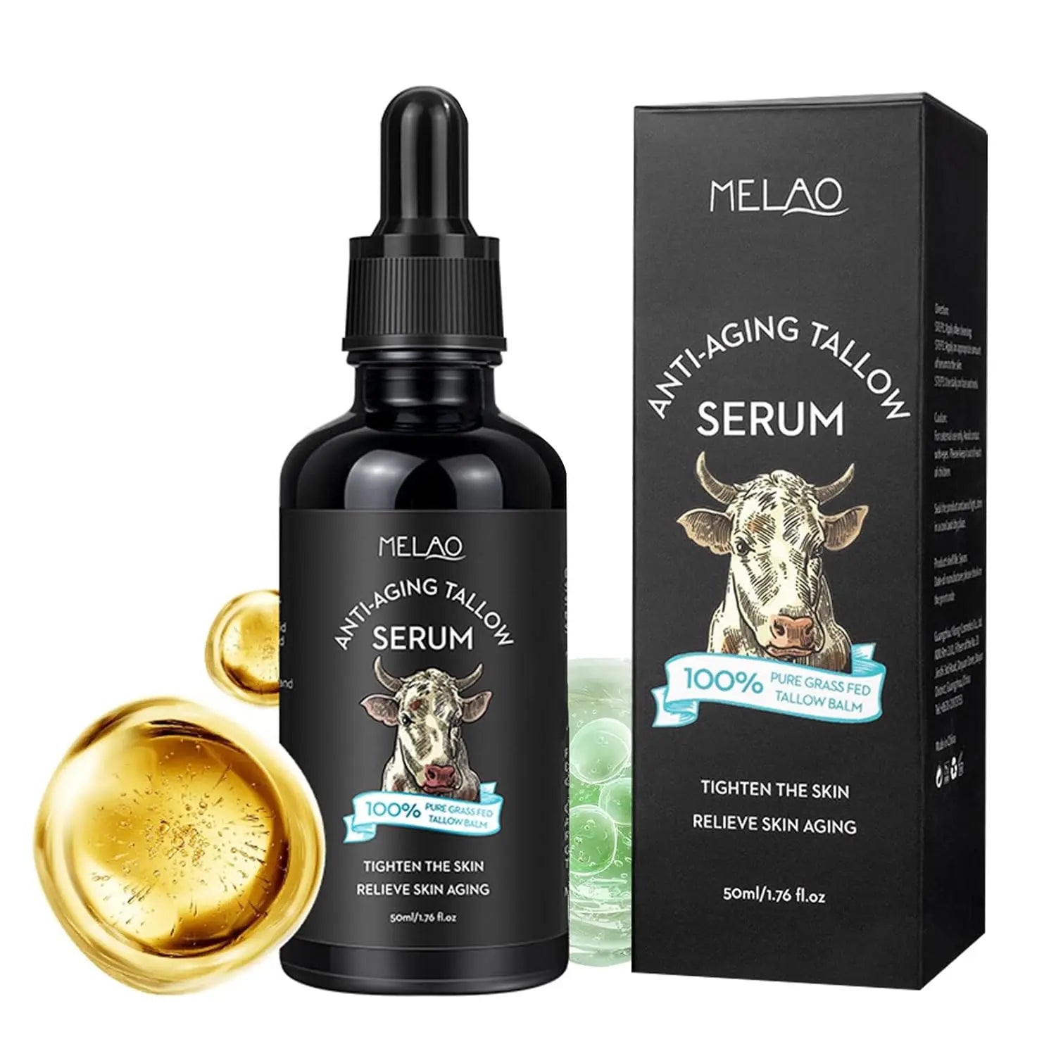 Men's Grass-Fed Tallow Face Serum – Anti-Aging & Firming