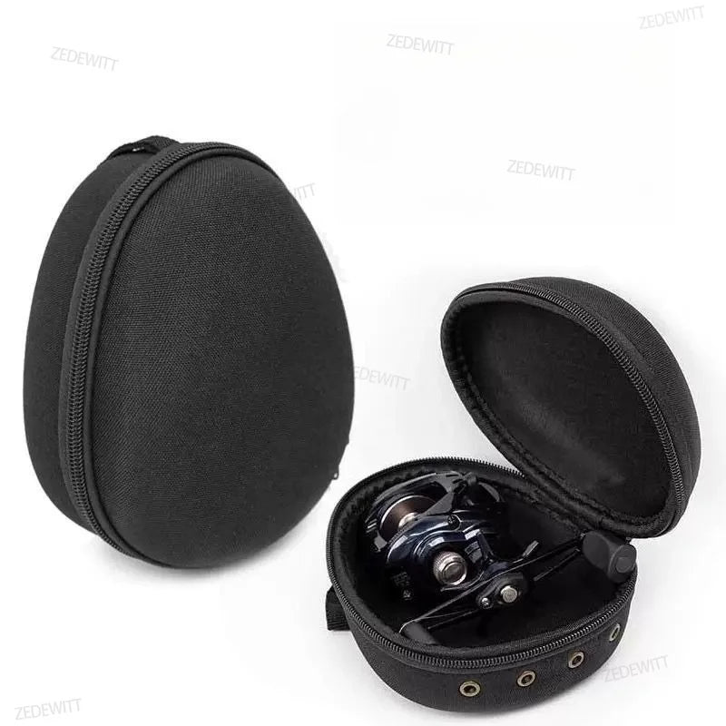 Fishing Reel Bag Durable Portable EVA Protective Case Cover For Drum Spinning Raft Reels Fishing Pouch Bag Fishing Accessories Oasis Select