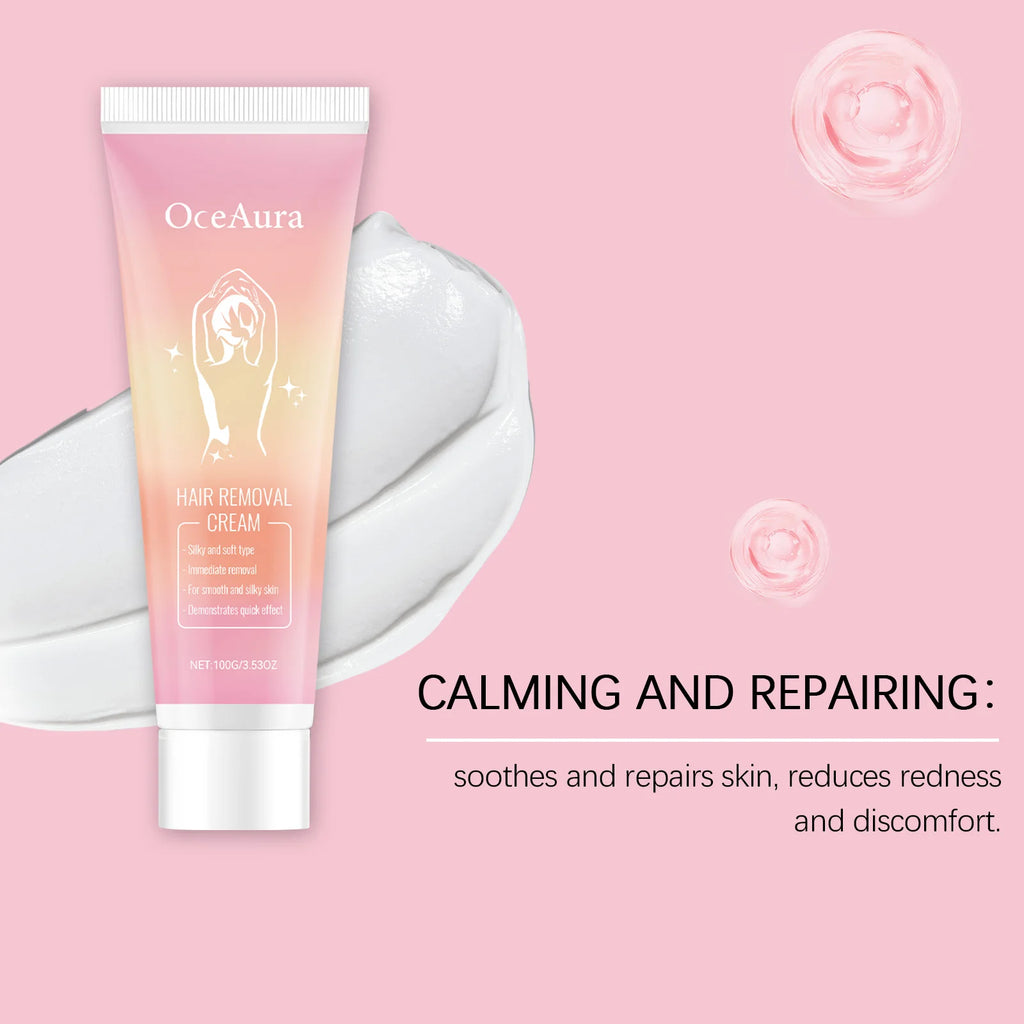 Hair Removal Cream for Armpit Leg Arm Painless Hair Removal Hair Growth Inhibitor Smoothing Moisturizing Cyperus Rotundus Oil Oasis Select