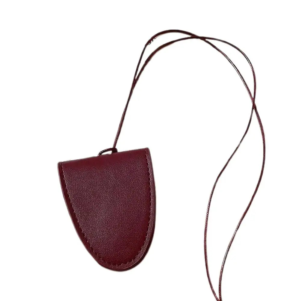 Leather Glasses Neck Lanyard Holder – Unisex Eyewear Pouch