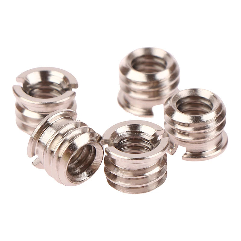 5Pcs Camera Screw Nut 1/4 To 3/8 Inch Convert Screws Standard Adapter Screw Quick Release Screw Tripod Mount Adapter Screw Oasis Select 5Pcs