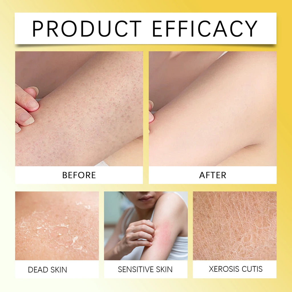 Body Scrub Cream for Bath Shower Deep Cleaning Whitening Exfoliating Removal Melanin Repair Brighten Moisturizing No Tight Oasis Select