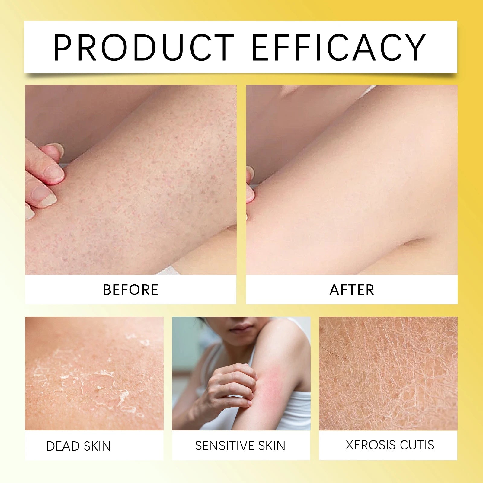 Body Scrub Cream for Bath Shower Deep Cleaning Whitening Exfoliating Removal Melanin Repair Brighten Moisturizing No Tight Oasis Select